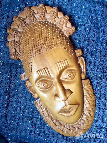 Маска африканская ручная работа