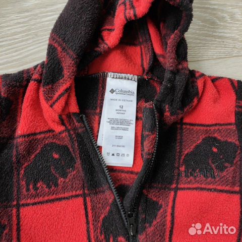 Комбинезон флисовый на 12 месяцев и джинсовый