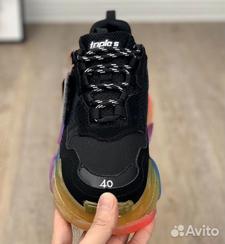 Кроссовки balenciaga triple-s s gomma black tout Кроссовки balenciaga triple-s s gomma black tout