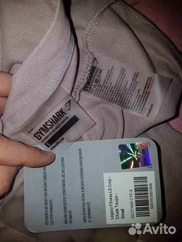 Gymshark кроп топ S новый