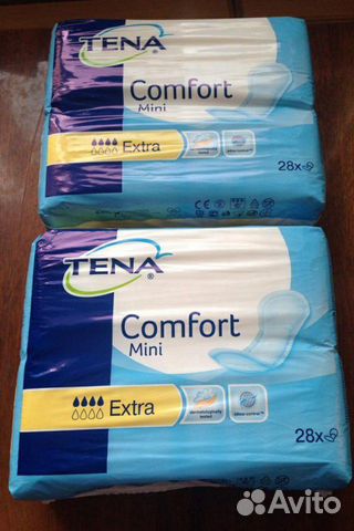 Урологические прокладки Тена Comfort Mini Extra Урологические прокладки Тена Comfort Mini Extra