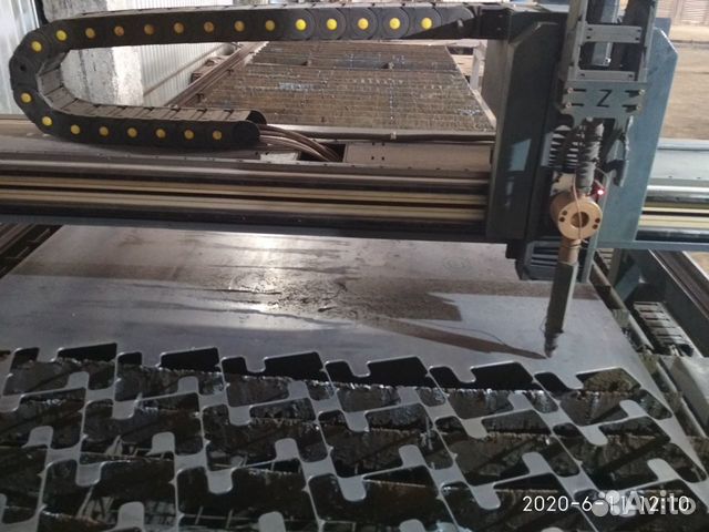 Плазменная резка металла на станке с чпу