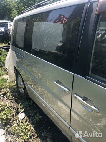Дверь правая сдвижная серая W638 vito Mercedes Дверь правая сдвижная серая W638 vito Mercedes