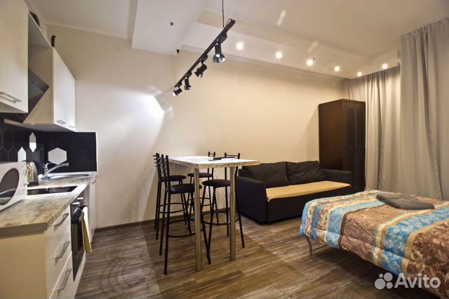 

Квартира-студия, 38 м², 2 кровати