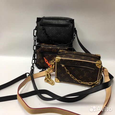 Сумка Louis Vuitton Soft Trunk кожаная