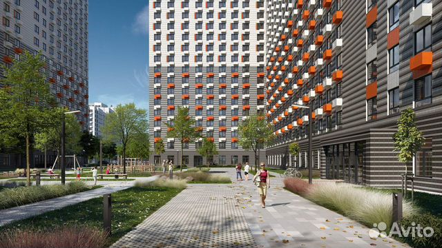 1-к квартира, 41.2 м², 22/22 эт. 1-к квартира, 41.2 м², 22/22 эт.