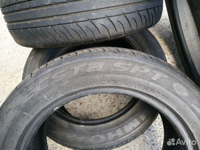 Покрышки б/у 195/55/16 Kumho 4 шт Покрышки б/у 195/55/16 Kumho 4 шт