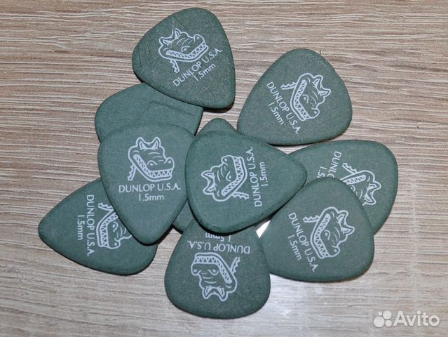 Медиаторы Dunlop gator grip pick 1.5MM USA Медиаторы Dunlop gator grip pick 1.5MM USA