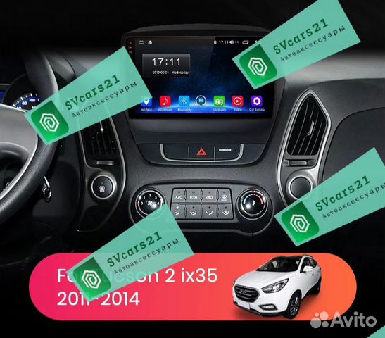 Hyundai Tucson 2 IX 35 Android магнитола
