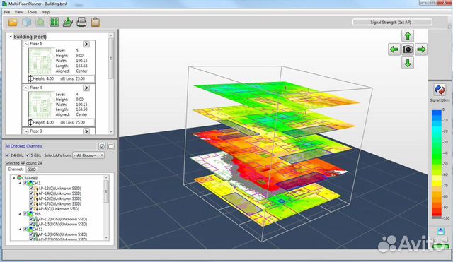 Радио обследование WiFi