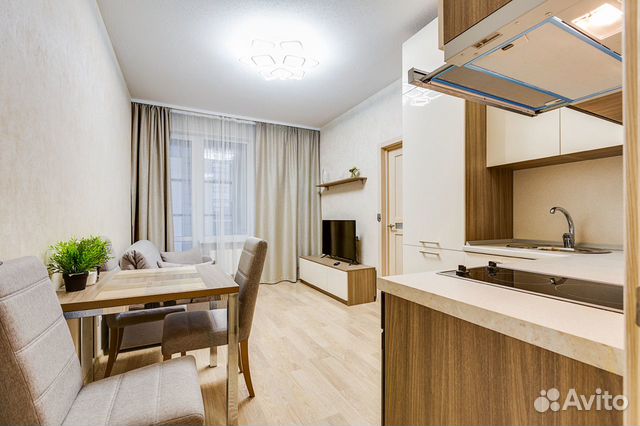 

1-к. квартира, 39 м², 2 кровати