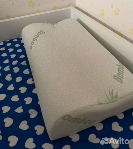 Подушка детская ортопедическая 40/25/4,5/7см