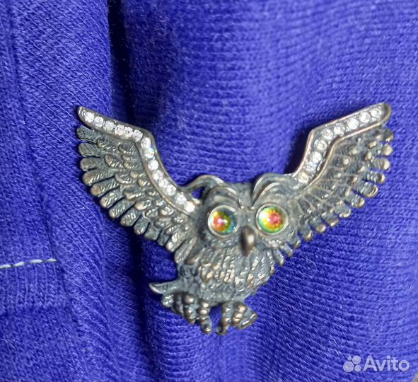 Брошь Сова