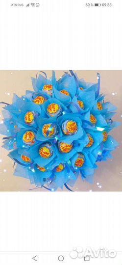 Сладкие букеты из конфет