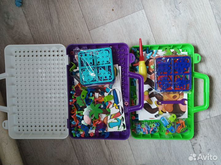 Детский конструктор с отверткой