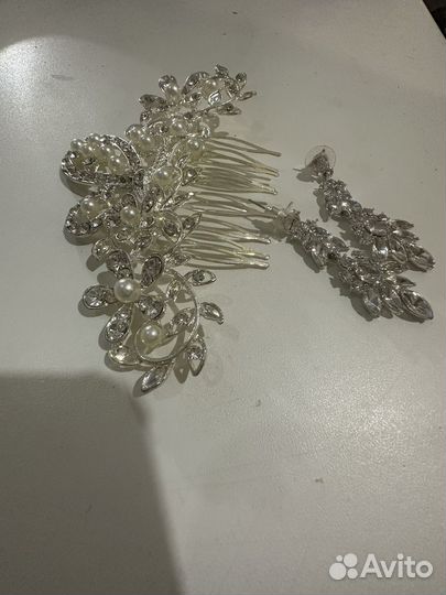 Диадема + серьги