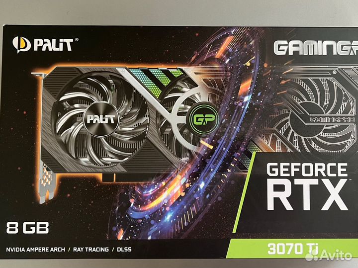 Видеокарта Palit GeForce RTX 3070 Ti GamingPro 8GB