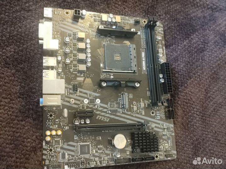 Материнская плата msi a520m ddr 4