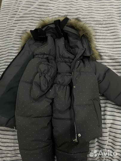 Зимний комбинезон для девочки 98