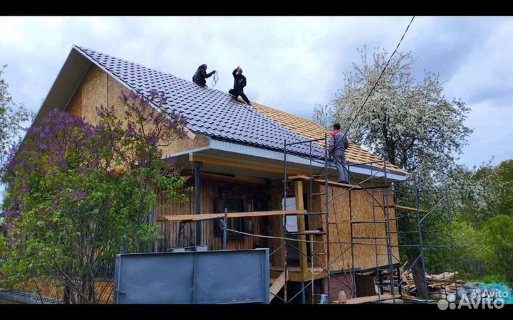 Крыша кровельные работы строительство