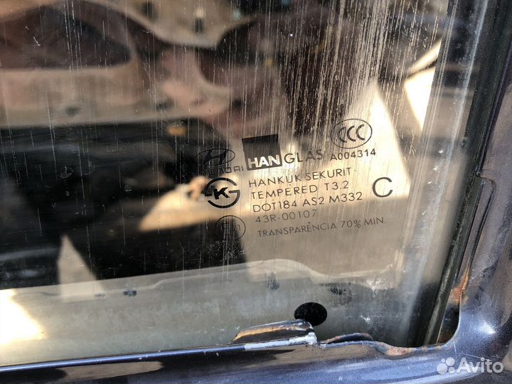 Стекло двери левое,правое Хендай Гетц купе