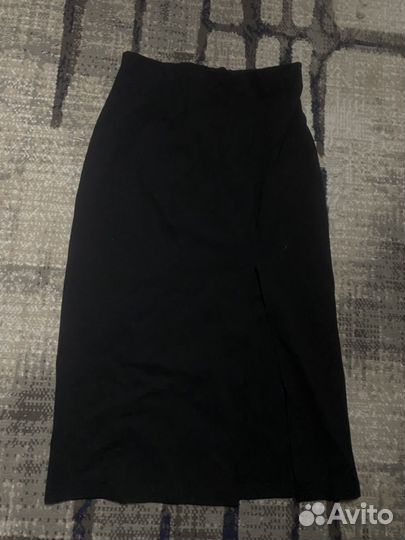 Юбка с разрезом