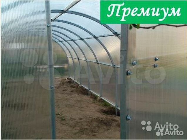 Прочная теплица 20х30 мм. Профиль гнутый на ребро