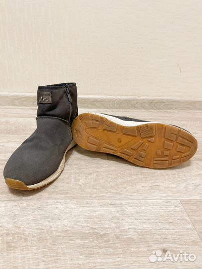 Ботинки мужские зимние натуральная замша, шерсть
