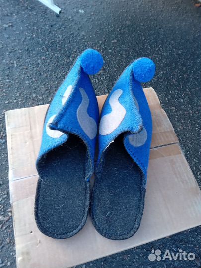 Тапки войлочные натуральные