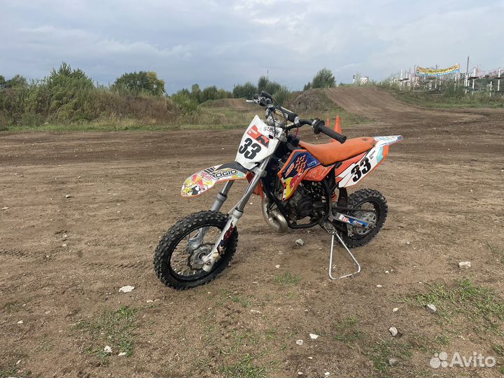Детский кроссовый мотоцикл KTM 50SX