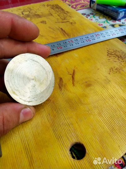 Латунная заготовка для гарды ножа