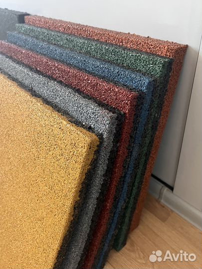 Резиновая плитка на пол 500х500мм