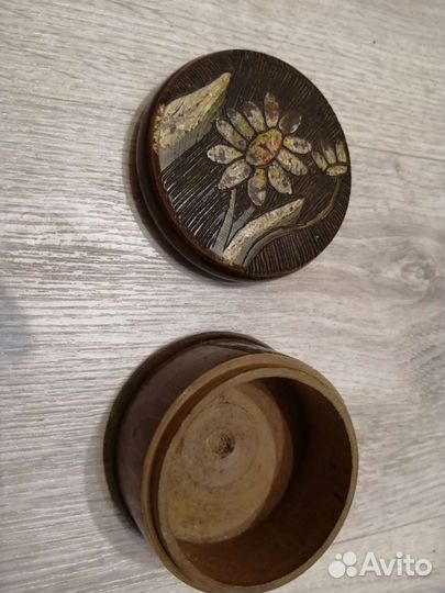 Деревянная шкатулка. Старинная начало 20 века