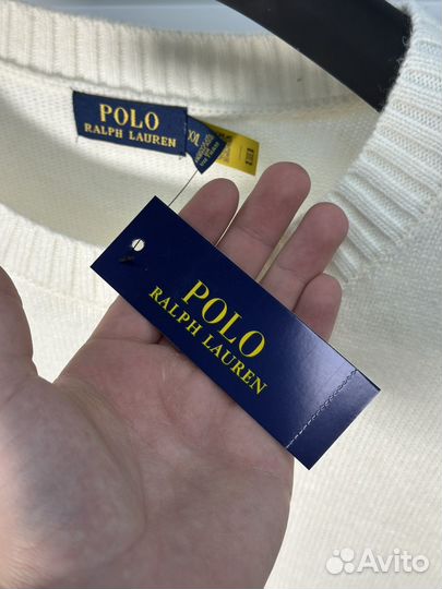 Polo ralph lauren свитер с мишкой