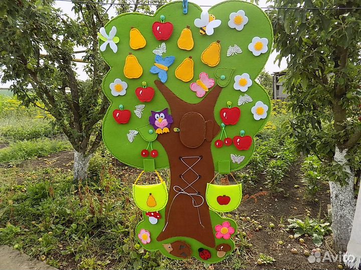 Развивающее панно Волшебное деревце