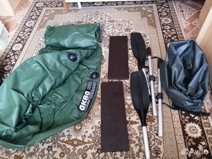 Резиновая лодка 2-х местная