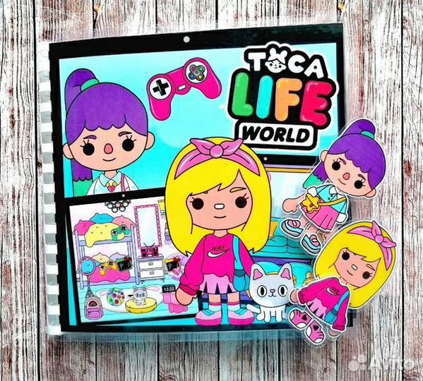 Тока Бока альбом на липучках