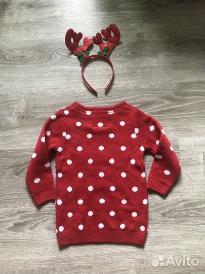 Прикольный свитер i love Santa