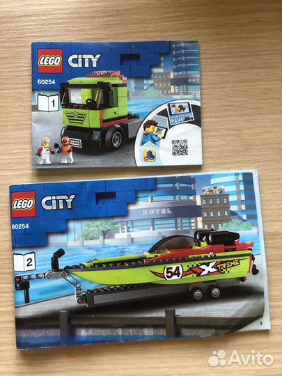 Lego city 60254 траспортировщик катера оригинал