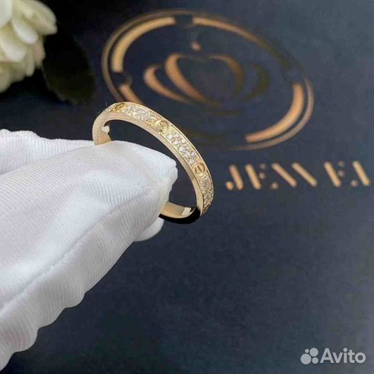 Кольцо Love, маленькая модель 0,16ct