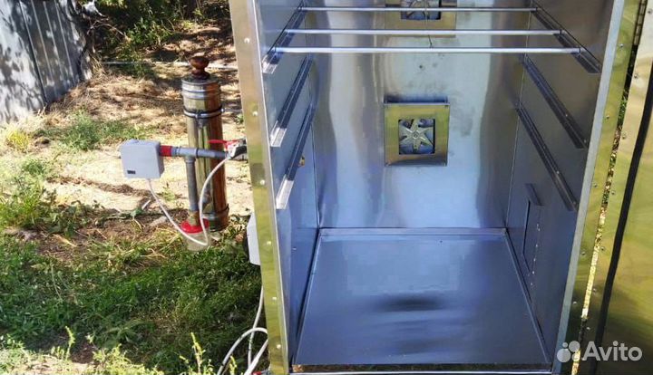 Коптилка горячего копчения и холодного