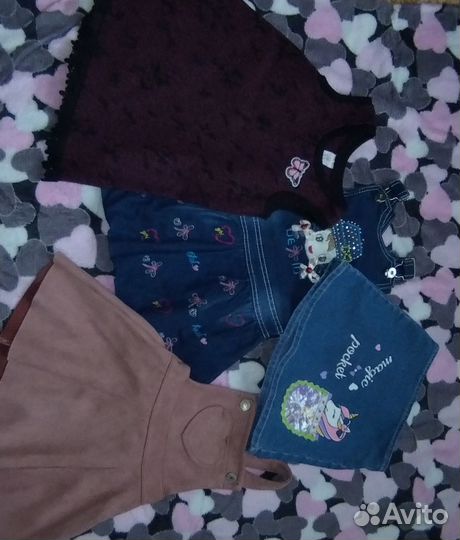 Детские вещи пакетом на девочку 92
