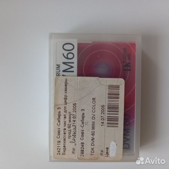 Кассета, TDK DV M60 mini