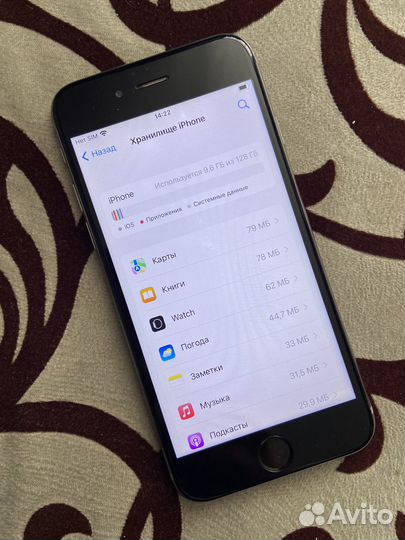 iPhone 6S, 128 ГБ