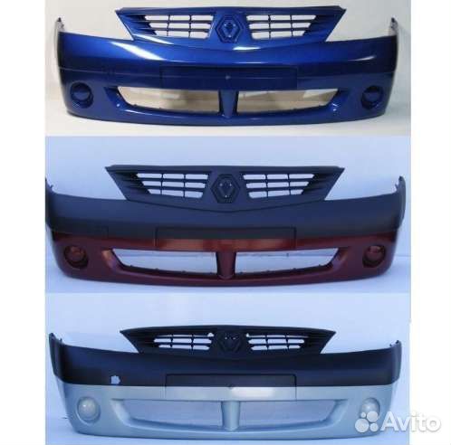 Передний бампер Рено Логан 1 2 Renault Logan