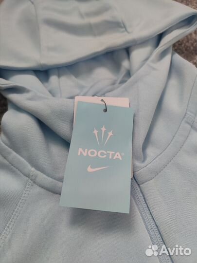 Зипка nike tech fleece nocta голубая Drake