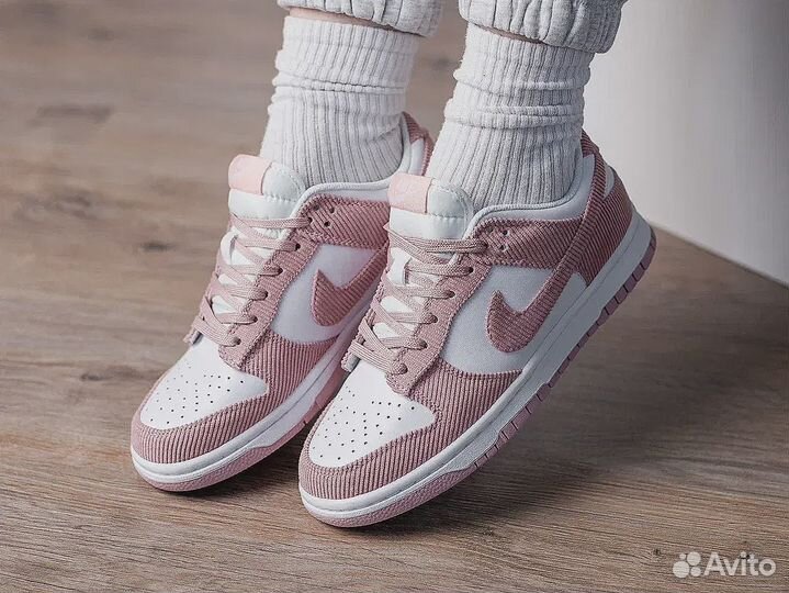 Nike Dunk Low Pink Corduroy