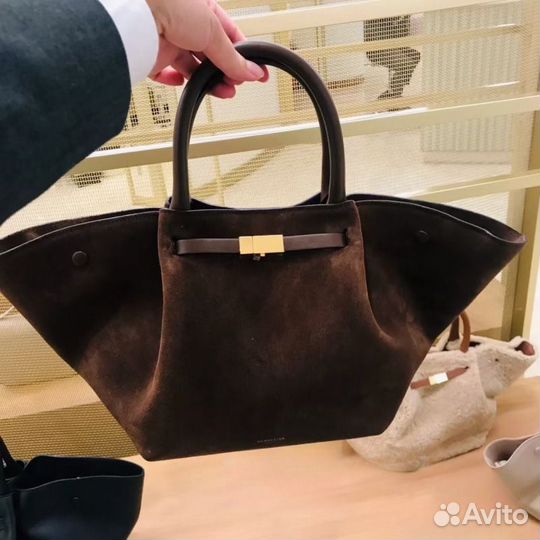 Сумка demellier замша