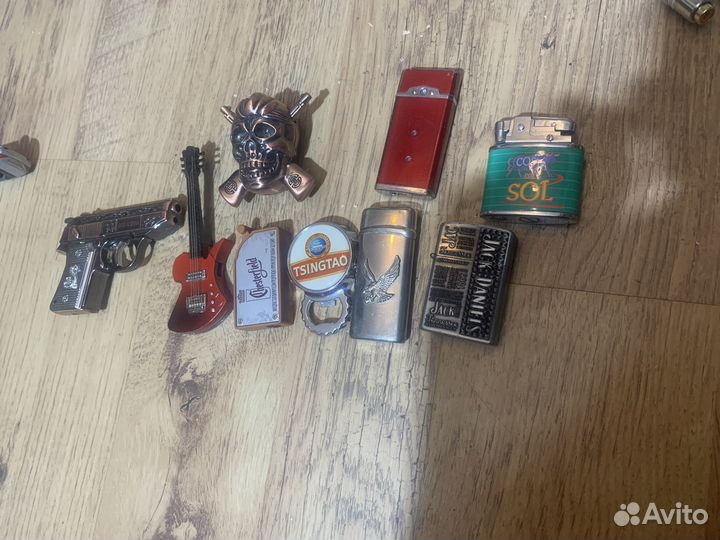 Зажигалки в коллекцию 9шт
