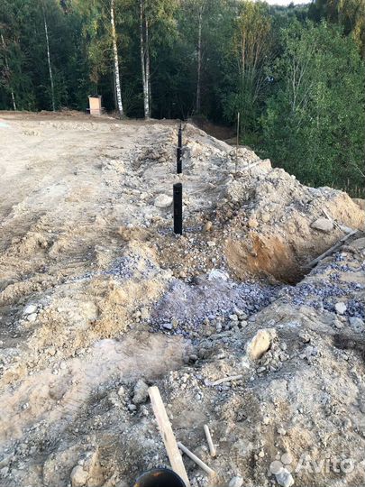 Винтовой фундамент под ключ